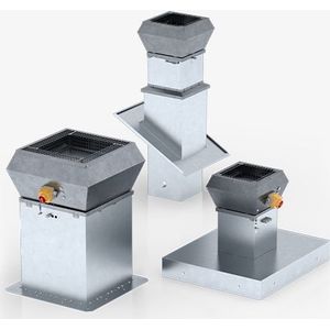 Set dakventilatie-units akoest. FD-sokkel 2 DVSA2S-A50.1 III van Aereco - 530976