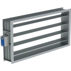 CX3040/CX3050 - Motorische afsluitklep voor buiten- en afvoerlucht met veerretour 400x600 mm - A11058489 van Exhausto