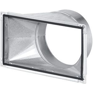 Helios AIR1-ÜS XH 1000 - verloopstuk rechthoekig-rond - 04366