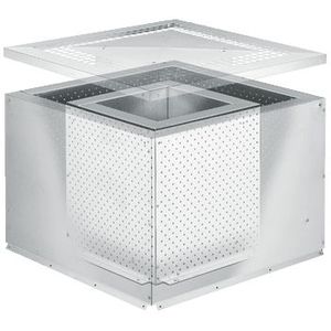 Helios HSDV 500 Kapgeluiddemper - met verticale luchtuitlaat - 07483