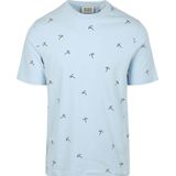Scotch And Soda T-shirt Druck Hellblau - Größe S