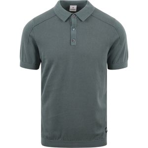 Blue Industry Knitted Poloshirt Grün - Größe L