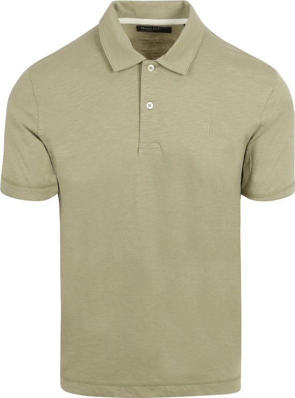 Marc O'Polo Poloshirt Slubs Sage Grün - Größe L