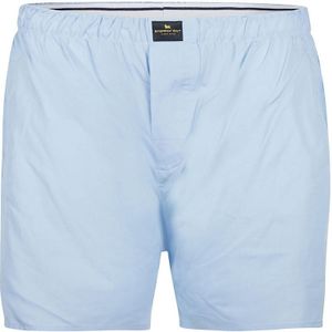 Steppin' Out Boxer Mid Blue Poplin - Größe L