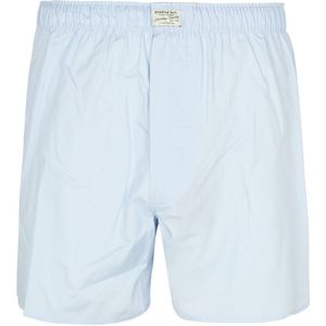 Steppin' Out Boxershorts Popeline Solid Hellblau  - Größe L