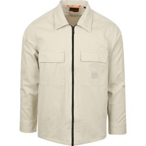 BOSS Hemdjacke Lovel Greige - Größe M