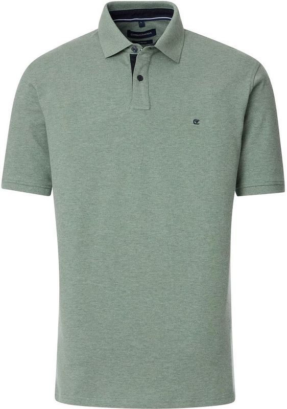 Casa Moda Poloshirt Stretch Grün - Größe M