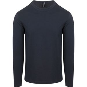 Profuomo Longsleeve T-Shirt Navy - Größe S