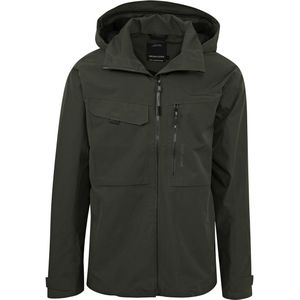 Didriksons Aston Jacke Dunkelgrün - Größe M