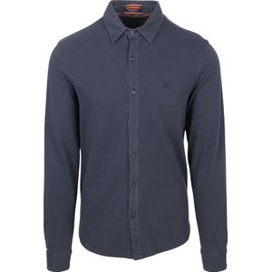 Superdry Shirt Vintage Destroy Pique Sailing Navy - Größe XL