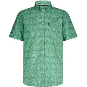 State Of Art Short Sleeve Hemd Leafs Grün - Größe S