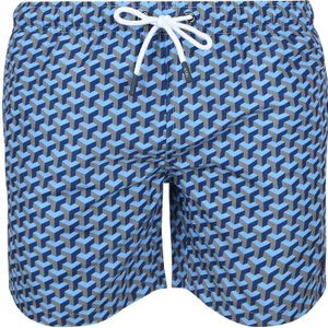 Suitable Badeshorts Druck Navy - Größe M