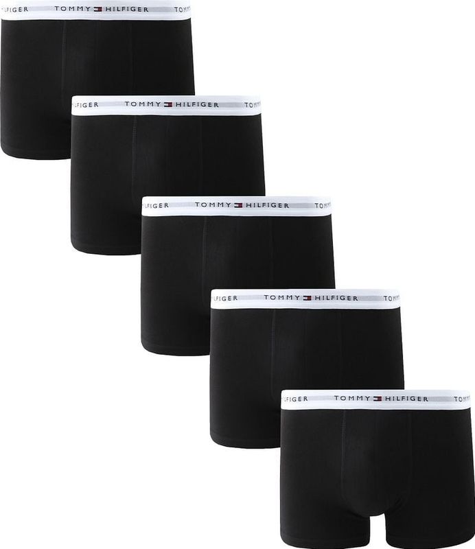 Tommy Hilfiger Boxer Trunk 5-Pack Schwarz - Größe S