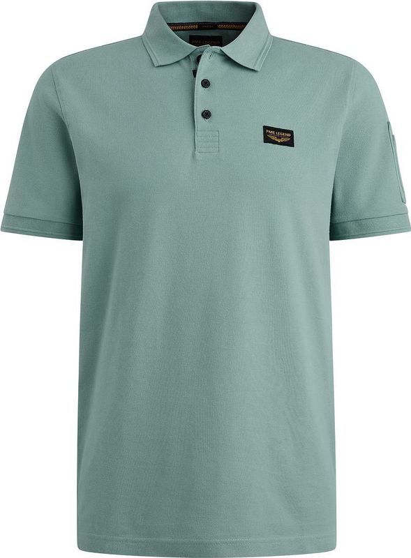 PME Legend Poloshirt Trackway Cameo Blau - Größe 3XL