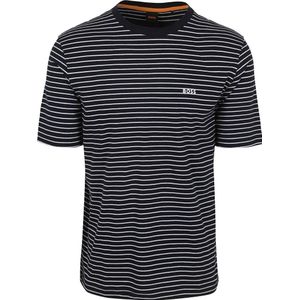 BOSS T-shirt Stripe Navy - Größe XL