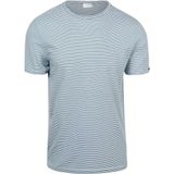 No Excess Stripes T-Shirt Hellblau - Größe XL