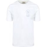 Scotch And Soda Logo T-Shirt Weiß - Größe S