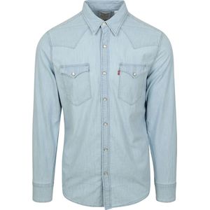 Levi's Barstow Western Hemd Hellblau - Größe XXL