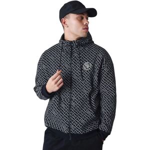 Geprinte monochromatische hoodie met rits Project X Paris