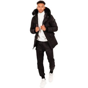 Waterafstotende parka met capuchon en bont Sixth June