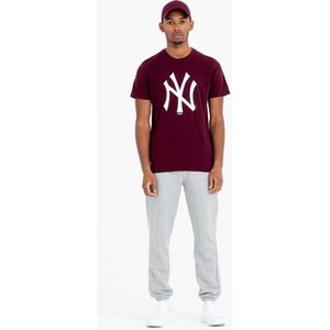 New Era - Yankees - T-Shirt - Bordeauxrood - 100% Katoen