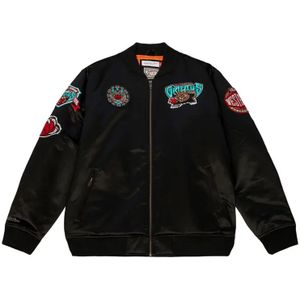 Satijnen bomberjack Mitchell & Ness Flight Vancouver Grizzlies