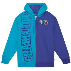 Capuchon met volledige rits Mitchell & Ness 2.0 Charlotte Hornets