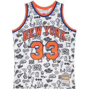 NBA Jersey New York Knicks Patrick Ewing Doodle Swingman 1991