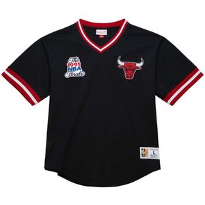 Gebreide v-hals tricot Chicago Bulls Fashion Vintage Logo