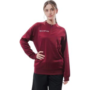 Givova - Technisch Shirt - Halve Rits - 100% Polyester - Ideaal voor Training
