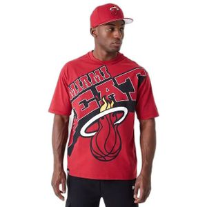 Oversized T-shirt Miami Heat T-shirt Oversize Miami Heat NBA Large Wordmark