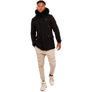 Verwarmde parka met bont Sixth June