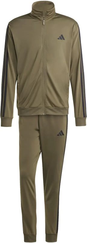 adidas - 3-Stripes Tricot - Trainingspak - Groen - Polyester