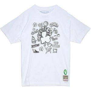 T-shirt Boston Celtics NBA Doodle