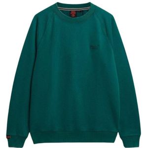 Superdry - Essential Logo - Sweatshirt - Groen - Loose Fit
