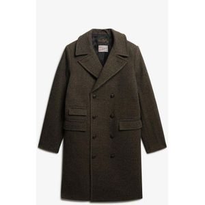 Superdry - Merchant Wool Blend Long Jas - Winterjas