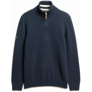 Superdry - Gebreide Classics - Trui - Heren - Halve Rits