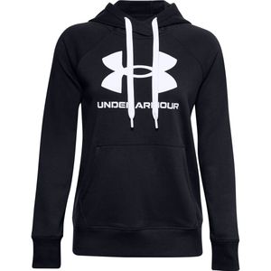 Dames Hoodie Under Armour met logo Rival Fleece