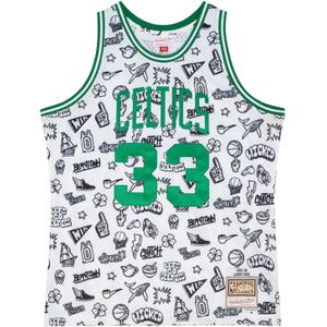 Jersey Boston Celtics NBA Doodle Swingman 1985 Larry Bird