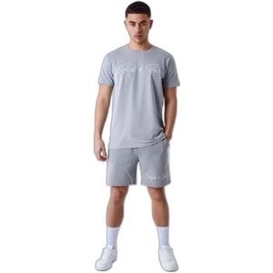 Basic shorts met geborduurd logo Project X Paris