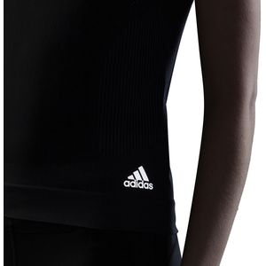 adidas Primeknit Shirt Dames - sportshirts - zwart grijs - Vrouwen