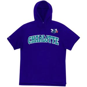 Capuchon met korte mouwen Mitchell & Ness Gameday Charlotte Hornets