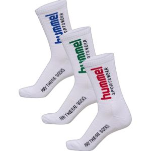 Hummel - hml3-PACK SOCKS SPORTSWEAR BIG - Sportsokken - Drie Kleuren