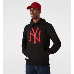 New Era - MLB Seizoens Team Logo Hoodie - Heren - Zwart - Katoen