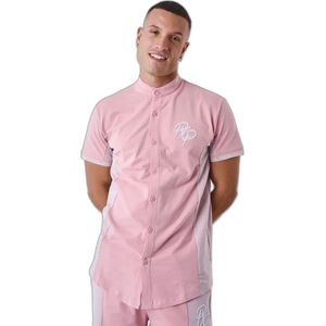 Tweekleurig overhemd met mao kraag Project X Paris