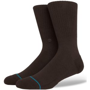 Stance - Icon Classic Crew - Sportsokken - Effen Ontwerp - Kuithoogte - 76% Gekamd Katoen