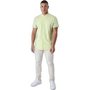 Tweekleurig overhemd met mao kraag Project X Paris