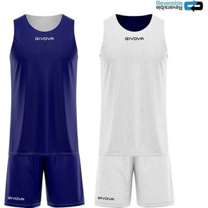 Givova - Omkeerbare Trui - Korte Broek - 100% Polyester - Sterk Ademend