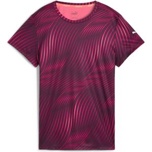Puma Favorite Aop T-shirt Met Korte Mouwen Paars S Vrouw