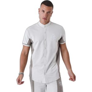 Tweekleurig overhemd met mao kraag Project X Paris